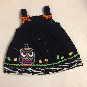 Allison Ann 18m Owl Halloween corduroy jumper